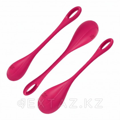 Набор вагинальных шариков Satisfyer Yoni Power 1 розовые от sex shop Extaz