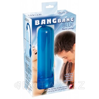 Помпа для пениса Bang Bang синяя от sex shop Extaz