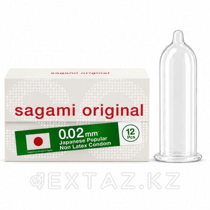 Презервативы полиуретановые Sagami Original 0.02, 12 шт. от sex shop Extaz