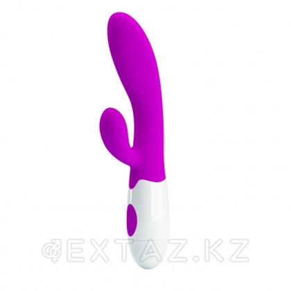 Вибратор с клиторальным стимулятором Alvis (20*3,3 см.) от sex shop Extaz фото 2