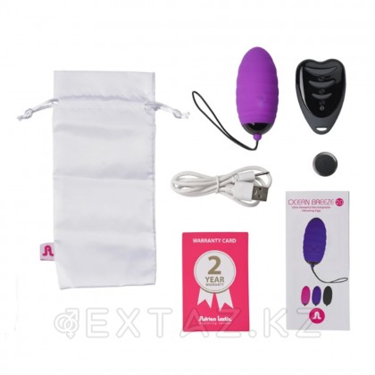 Виброяйцо Ocean Breeze 2.0 с пультом ДУ фиолетовое от Adrien Lastic от sex shop Extaz фото 7