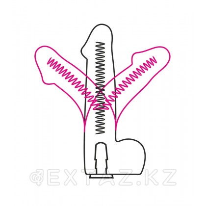 Фаллоимитатор неоскин на присоске FLEX & FIX SISTEM (22,5 см.) от sex shop Extaz фото 2