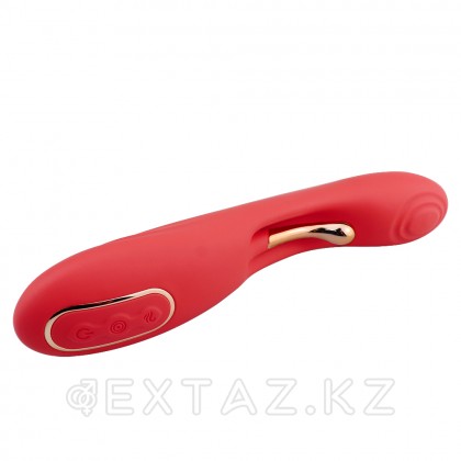 Вибратор сгибаемый с двойной стимуляцией, красный от sex shop Extaz фото 5