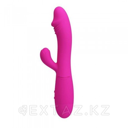 Ярко-розовый вибратор кролик Snappy от sex shop Extaz