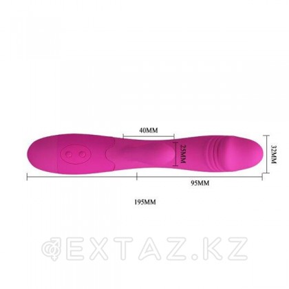 Ярко-розовый вибратор кролик Snappy от sex shop Extaz фото 3