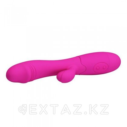 Ярко-розовый вибратор кролик Snappy от sex shop Extaz фото 5