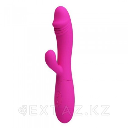 Ярко-розовый вибратор кролик Snappy от sex shop Extaz фото 4