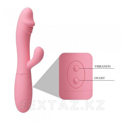 Нежно-розовый вибратор кролик Snappy от sex shop Extaz фото 10