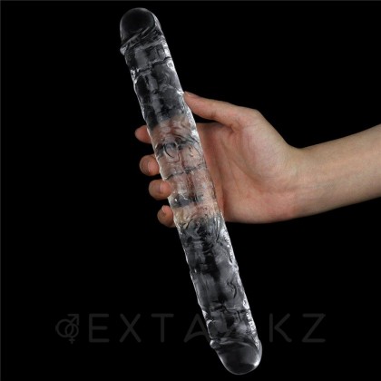 Двойной фаллоимитатор Flawless Clear (30*3,5 см) от sex shop Extaz фото 7