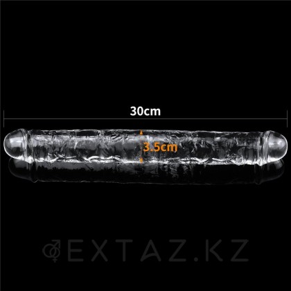 Двойной фаллоимитатор Flawless Clear (30*3,5 см) от sex shop Extaz фото 2