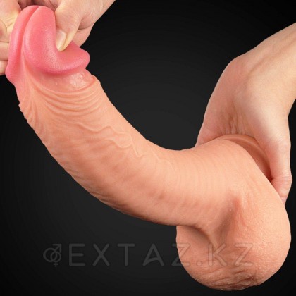 Фаллоимитатор двухслойный гигант от sex shop Extaz фото 8