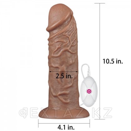 Фаллоимитатор гигант с вибрацией (26,5*6,35) от sex shop Extaz фото 6