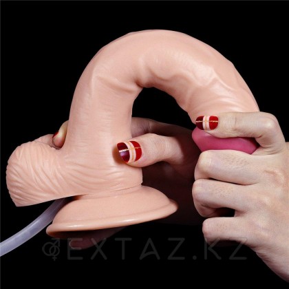 Фаллоимитатор с имитацией эякуляции (23*4,4) от sex shop Extaz фото 5