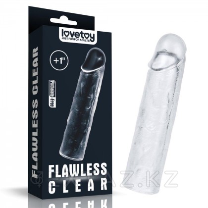 Насадка на пенис Flawless Clear (15,5*3,5) от sex shop Extaz