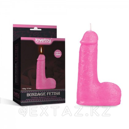 Свеча Bondage Fetish розовый цвет (низкотемпературная) от sex shop Extaz