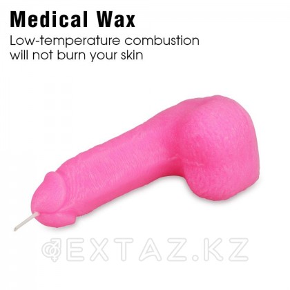 Свеча Bondage Fetish розовый цвет (низкотемпературная) от sex shop Extaz фото 5