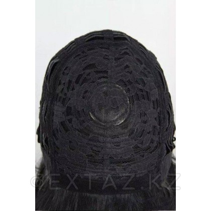 Парик Королевский черный (длинные, черные, прямые) от sex shop Extaz фото 4