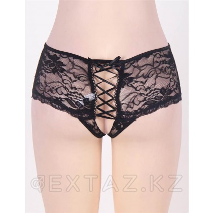 Трусики с завязками и открытым доступом (XL) от sex shop Extaz фото 3