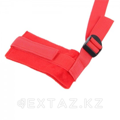 Набор для фиксации на руки, ноги и шею (красный) от sex shop Extaz фото 3
