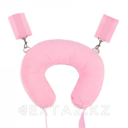 Набор для фиксации на руки, ноги и шею (розовый) от sex shop Extaz фото 4