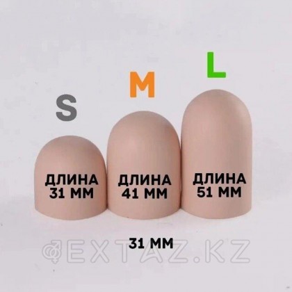 Насадка-удлинитель Yes! с втулкой, L, длина 19 см, диаметр 3.1 см от sex shop Extaz фото 2