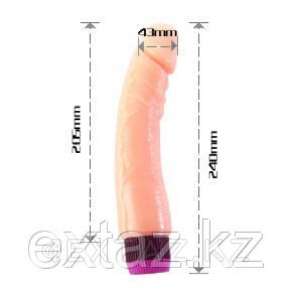 Вибратор реалистик 21,5 см от sex shop Extaz фото 3