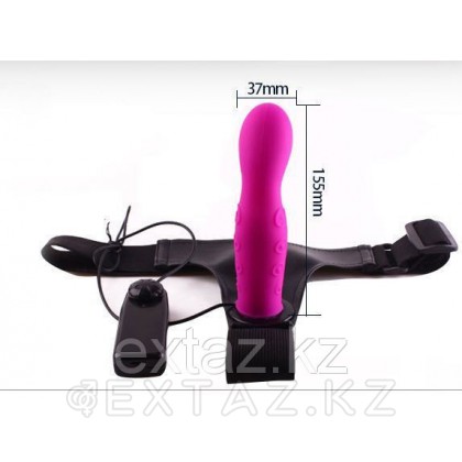 Страпон с силиконовым вибратором от sex shop Extaz фото 4