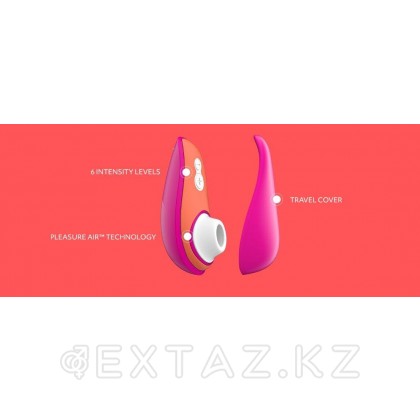 Бесконтактный клиторальный стимулятор Womanizer Liberty Lily Allen розовый от sex shop Extaz фото 2