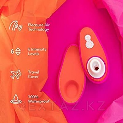 Бесконтактный клиторальный стимулятор Womanizer Liberty Lily Allen розовый от sex shop Extaz фото 4
