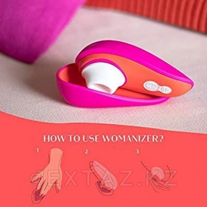 Бесконтактный клиторальный стимулятор Womanizer Liberty Lily Allen розовый от sex shop Extaz фото 5