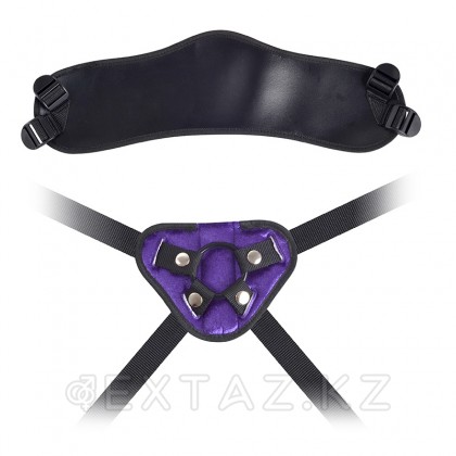 Ремень для страпона с разноразмерным креплением (Фиолетовый) от sex shop Extaz фото 5