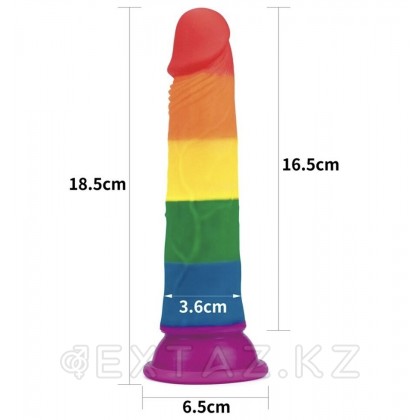 Фаллоимитатор цветной Prider на присоске (18,5*3,6) от sex shop Extaz фото 3