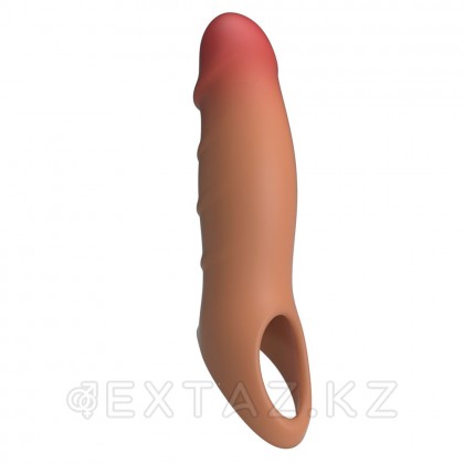 Реалистичная насадка на пенис Damel, 19,8 см, коричневая от sex shop Extaz фото 3