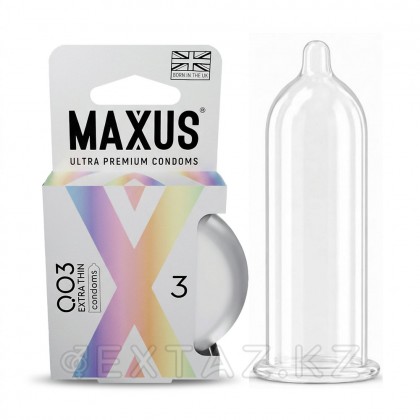 Презервативы экстремально тонкие Maxus Extra Thin 003, 3 шт. от sex shop Extaz