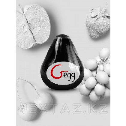 Gvibe Gegg Black - мастурбатор яйцо, 6.5х5 см (черный) от sex shop Extaz фото 2