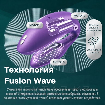 Вибратор для пар We-Vibe Chorus Pro фиолетовый от sex shop Extaz фото 12