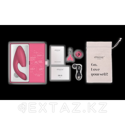 Бесконтактный клиторальный стимулятор Womanizer Duo розовый от sex shop Extaz фото 4