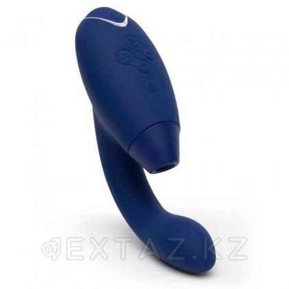 Бесконтактный клиторальный стимулятор Womanizer Duo синий от sex shop Extaz фото 5