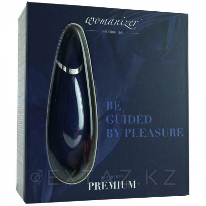 Бесконтактный клиторальный стимулятор Womanizer Premium синий от sex shop Extaz фото 2