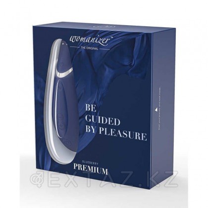 Бесконтактный клиторальный стимулятор Womanizer Premium синий от sex shop Extaz фото 3