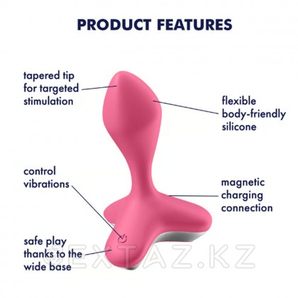 Анальная пробка Satisfyer Game Changer розовая от sex shop Extaz фото 3