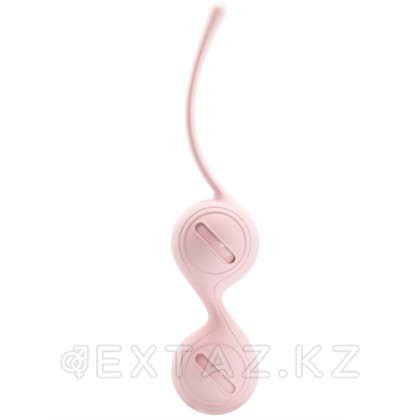 Вагинальные шарики со смещенным центром тяжести (бледно розовый) от sex shop Extaz фото 7