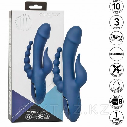 Вибратор тройного действия CalExotics III Triple Orgasm, 11.5 см x 3.25 см от sex shop Extaz фото 10