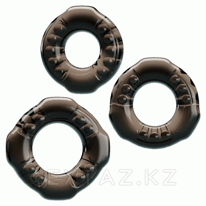Набор эрекционных колец Baile Cock rings, 3 шт от sex shop Extaz