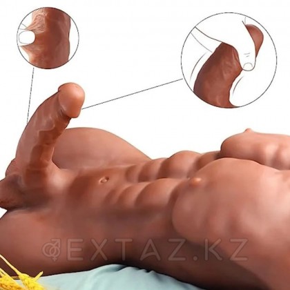 Спортивное мужское тело с фаллоимитатором (8,5 кг.) от sex shop Extaz фото 11