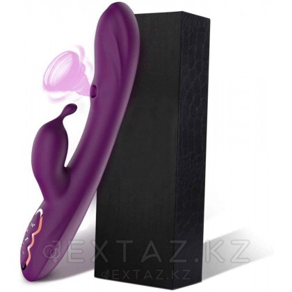 Многофункциональный вибратор-кролик с воздушной стимуляцией от sex shop Extaz фото 2