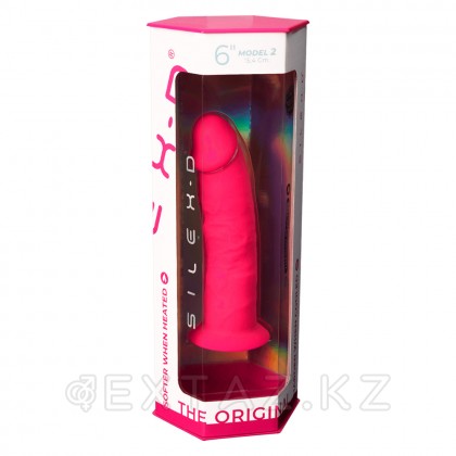 Фаллоимитатор с двойной плотностью Model 2 от SILEXD розовый (19,2*4,7 см) от sex shop Extaz фото 7