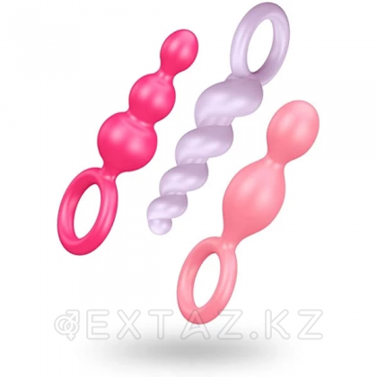 Набор анальных игрушек Booty Call Satisfyer цветные от sex shop Extaz