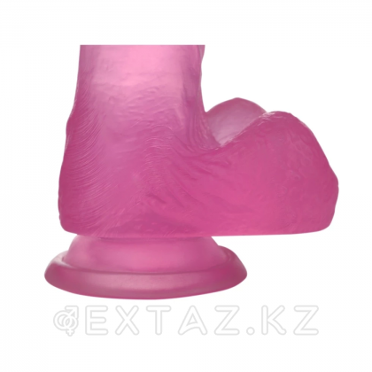 Фаллоимитатор - Crystal Dildo Medium Lovetoy (17*3.5) розовый от sex shop Extaz фото 3