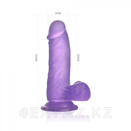 Фаллоимитатор - Crystal Dildo Small Lovetoy (15*3.5) фиолетовый от sex shop Extaz фото 6